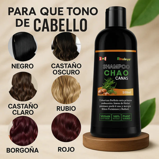 SHAMPOO CHAO CANAS +TRATMIENTO