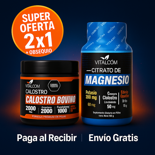 Mega combo Aumenta tus defensas y la energía de tu cuerpo