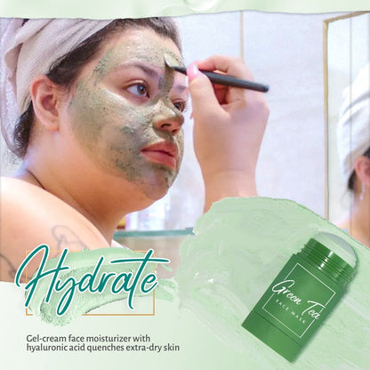 Novedosa Mascarilla de Limpieza Facial Verde